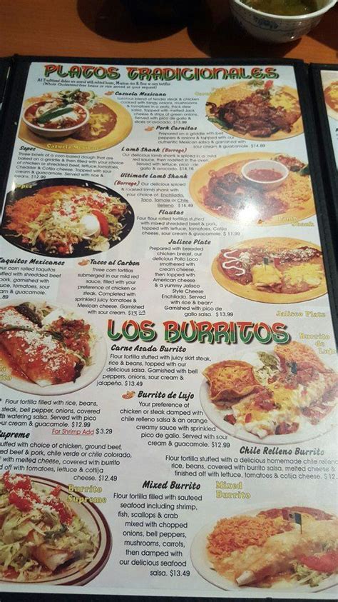 mega burrito menu|Menu at Carlito's Méxican Restaurant, Yuba City.